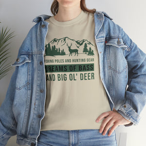 Big Ol' Deer Heavy Cotton T-Shirt