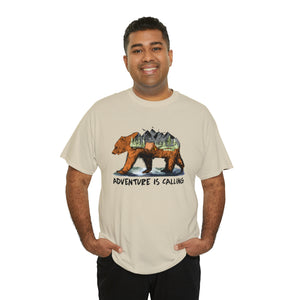 Adventure Bear Heavy Cotton T-Shirt