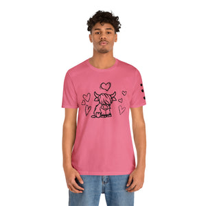 Highland Cow Love Short Sleeve T-Shirt