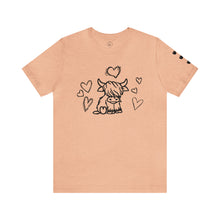 Load image into Gallery viewer, Highland Cow Love Short Sleeve T-Shirt
