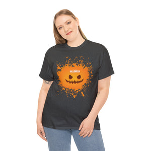 Happy Halloween Splash Heavy Cotton T-Shirt