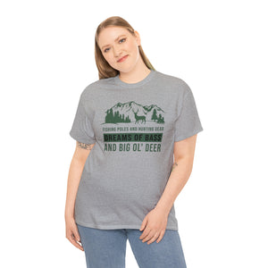 Big Ol' Deer Heavy Cotton T-Shirt