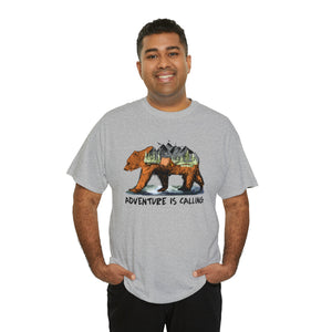 Adventure Bear Heavy Cotton T-Shirt