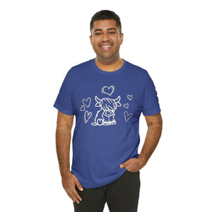 Highland Cow Love Short Sleeve T-Shirt