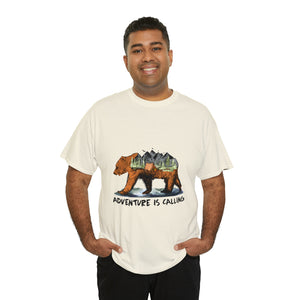 Adventure Bear Heavy Cotton T-Shirt