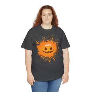 Happy Halloween Splash Heavy Cotton T-Shirt