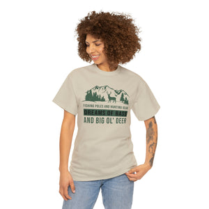 Big Ol' Deer Heavy Cotton T-Shirt