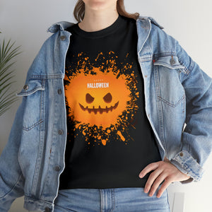 Happy Halloween Splash Heavy Cotton T-Shirt