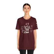 Load image into Gallery viewer, Highland Cow Love Short Sleeve T-Shirt
