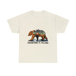 Adventure Bear Heavy Cotton T-Shirt