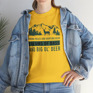 Big Ol' Deer Heavy Cotton T-Shirt