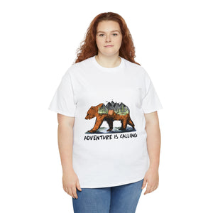 Adventure Bear Heavy Cotton T-Shirt