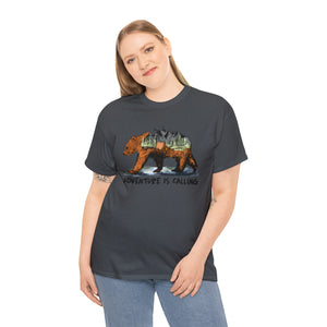 Adventure Bear Heavy Cotton T-Shirt