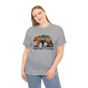 Adventure Bear Heavy Cotton T-Shirt