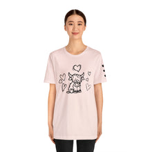 Load image into Gallery viewer, Highland Cow Love Short Sleeve T-Shirt
