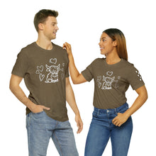 Load image into Gallery viewer, Highland Cow Love Short Sleeve T-Shirt
