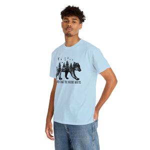 Always Take the Scenic Route Heavy Cotton T-Shirt