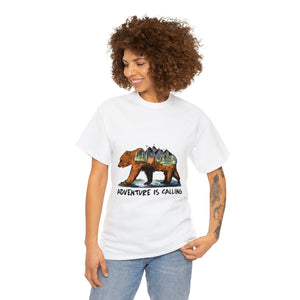 Adventure Bear Heavy Cotton T-Shirt