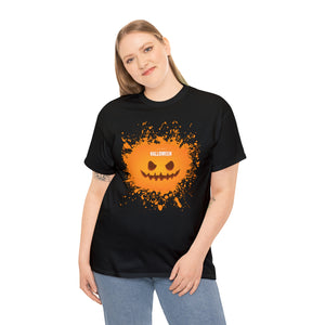 Happy Halloween Splash Heavy Cotton T-Shirt