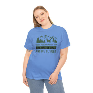 Big Ol' Deer Heavy Cotton T-Shirt