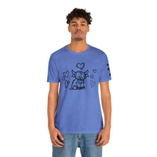 Load image into Gallery viewer, Highland Cow Love Short Sleeve T-Shirt
