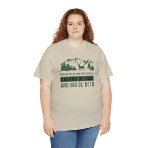 Big Ol' Deer Heavy Cotton T-Shirt