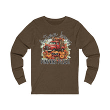 Load image into Gallery viewer, Autumn Leaves and Pumpkins Please Long Sleeve T-Shirt
