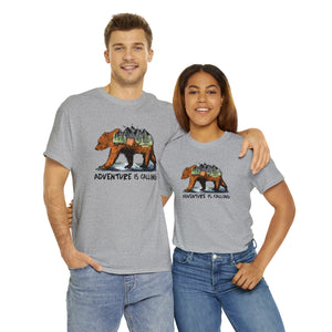 Adventure Bear Heavy Cotton T-Shirt