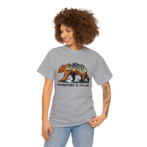 Adventure Bear Heavy Cotton T-Shirt