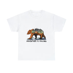 Adventure Bear Heavy Cotton T-Shirt