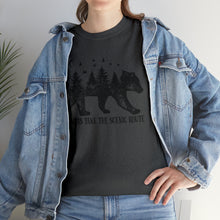 Load image into Gallery viewer, Always Take the Scenic Route Heavy Cotton T-Shirt
