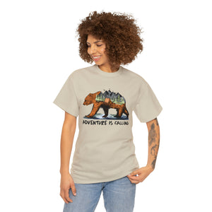 Adventure Bear Heavy Cotton T-Shirt