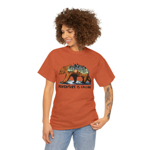 Adventure Bear Heavy Cotton T-Shirt