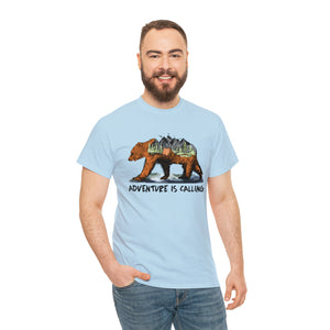 Adventure Bear Heavy Cotton T-Shirt