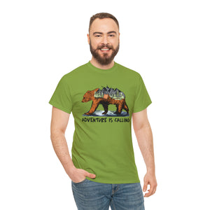 Adventure Bear Heavy Cotton T-Shirt