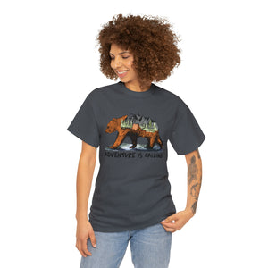 Adventure Bear Heavy Cotton T-Shirt