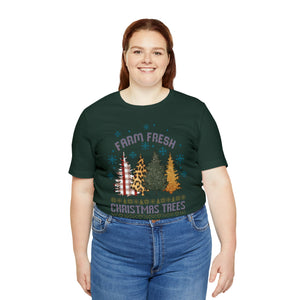 Farm Fresh Christmas Trees Short Sleeve T-Shirt