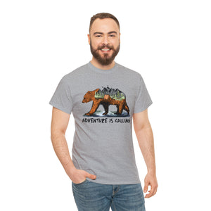 Adventure Bear Heavy Cotton T-Shirt