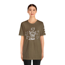 Load image into Gallery viewer, Highland Cow Love Short Sleeve T-Shirt
