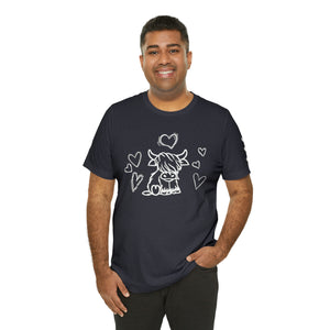 Highland Cow Love Short Sleeve T-Shirt