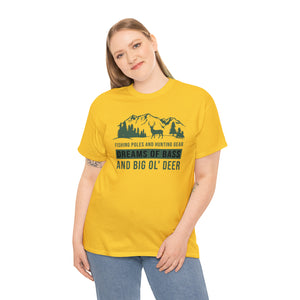 Big Ol' Deer Heavy Cotton T-Shirt