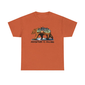 Adventure Bear Heavy Cotton T-Shirt