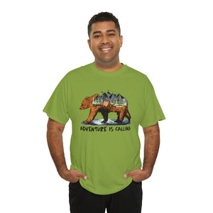 Adventure Bear Heavy Cotton T-Shirt