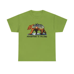 Adventure Bear Heavy Cotton T-Shirt