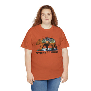 Adventure Bear Heavy Cotton T-Shirt