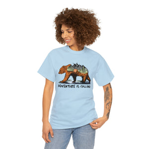 Adventure Bear Heavy Cotton T-Shirt