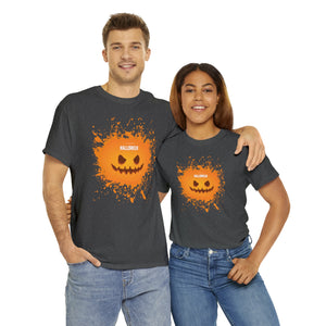 Happy Halloween Splash Heavy Cotton T-Shirt