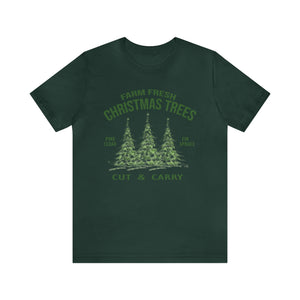 Fressh Cut Christmas Trees Short Sleeve T-Shirt