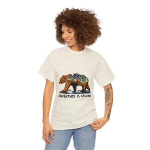 Adventure Bear Heavy Cotton T-Shirt