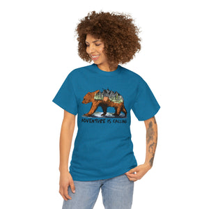 Adventure Bear Heavy Cotton T-Shirt